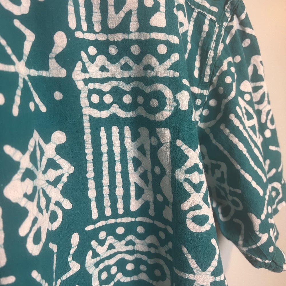 Woolrich Turquoise Patterned Shirt - Picture 5 of 5